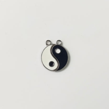 Yin + Yang (pair of 2 charms)