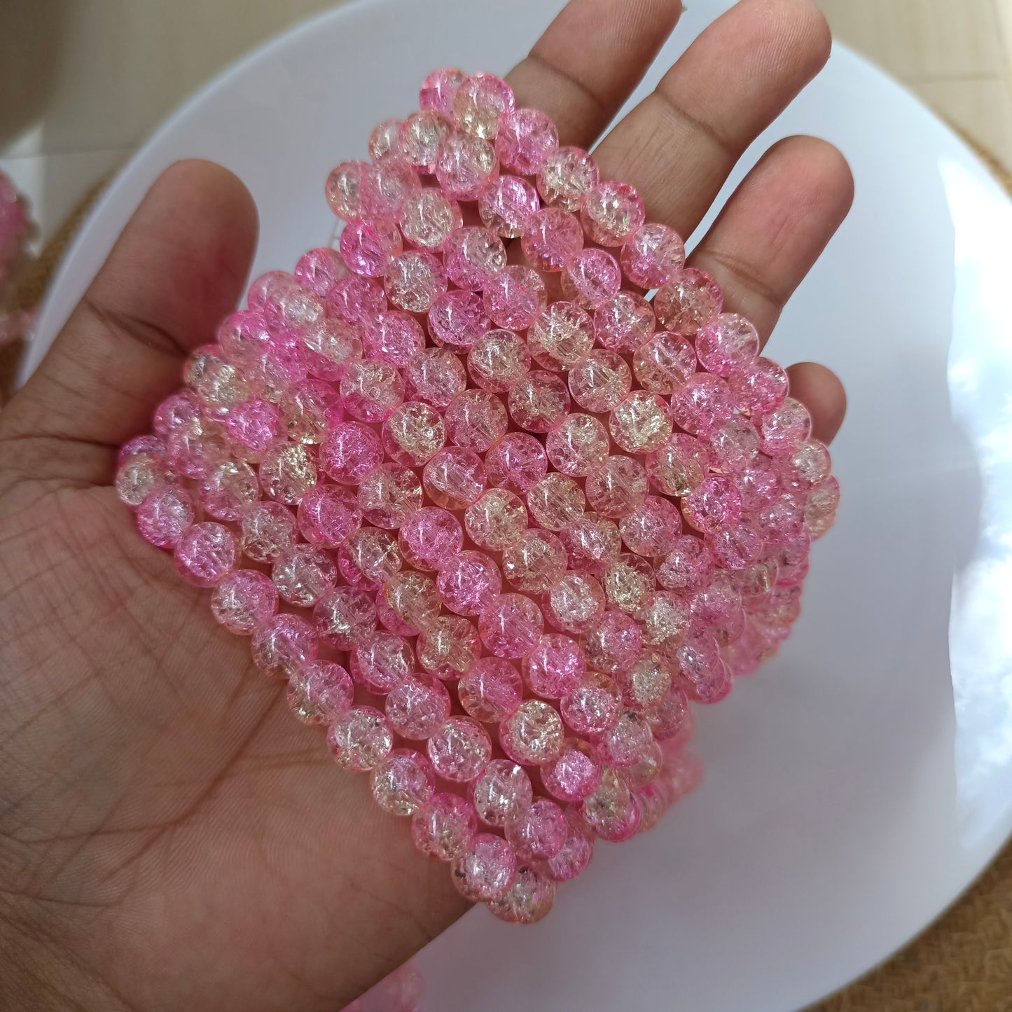 Crackle Beads8mm(95-100beads)