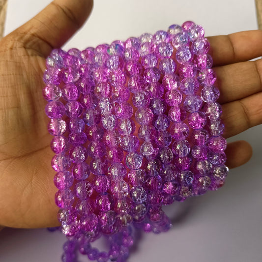 Crackle Beads 8mm(95 -100 beads apx)