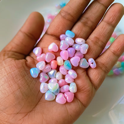 Dual Colour Pop Hearts (10 Grams)