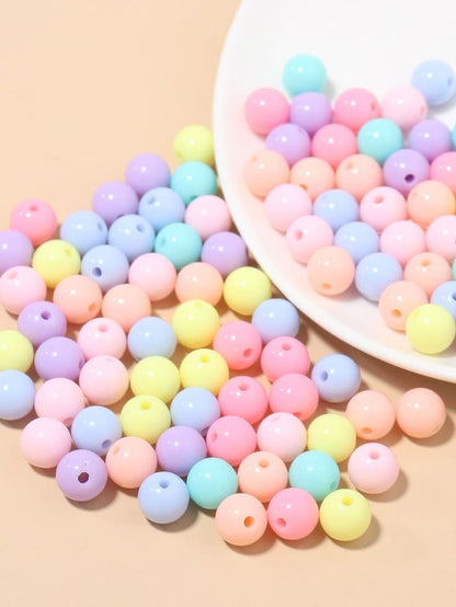 Multi Colour Beads 8mm (20 Grams)