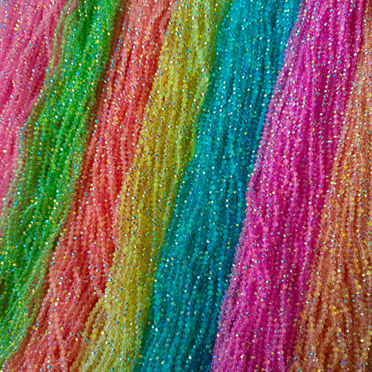 Rainbow Crystal Beads 4mm
