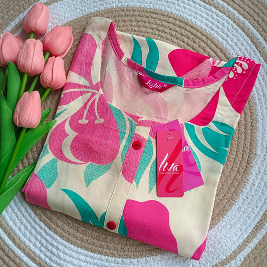 Leeba Side Open Kurti