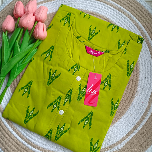 Leeba Side Open Kurti