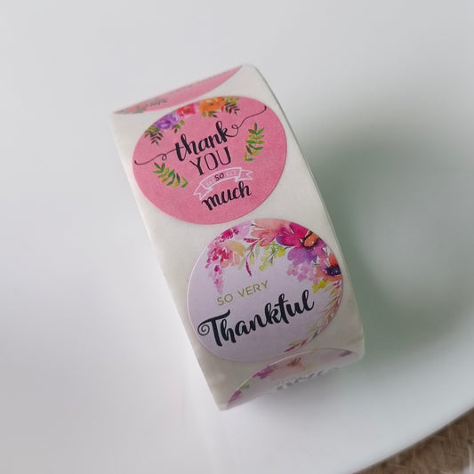 Thankyou Stickers (500 Pieces)