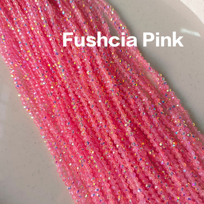 Rainbow Crystal Beads 4mm