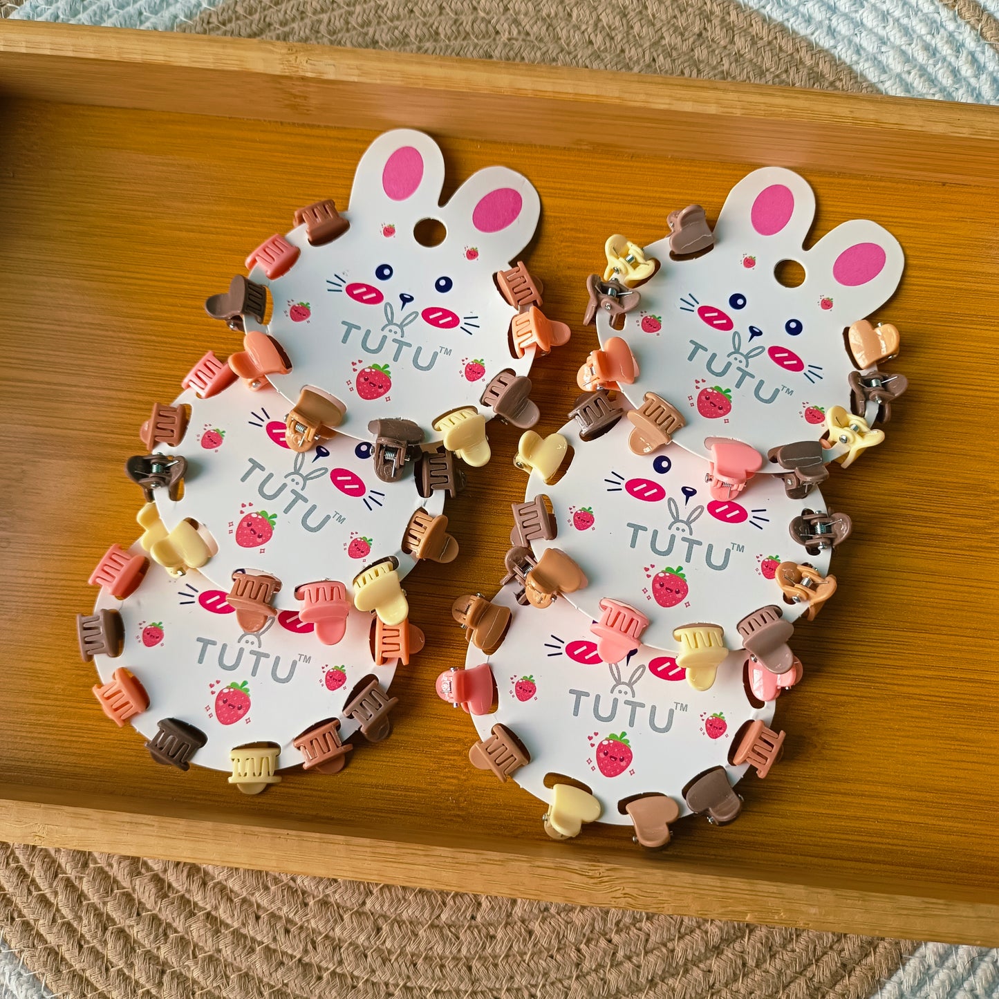 Kids Mini Claws ( 6 Cards ) 60 Pieces /Heart