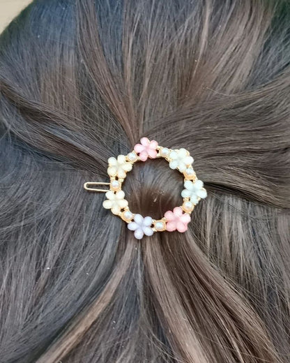 Sweetheart Floral Clips