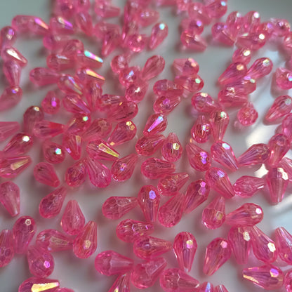 Teardrop Crystal beads (20 grams)
