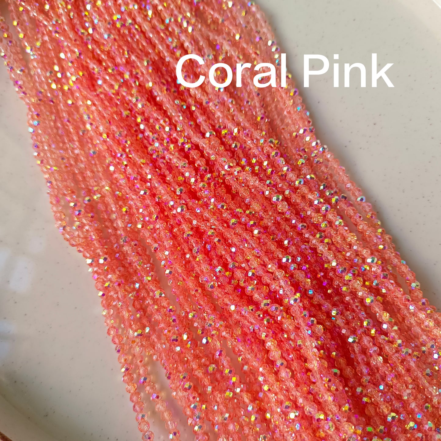 Rainbow Crystal Beads 4mm