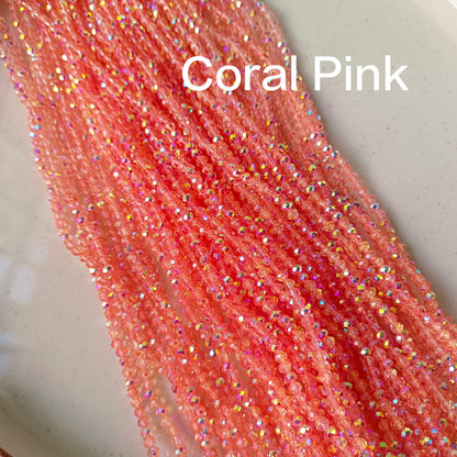 Rainbow Crystal Beads 4mm