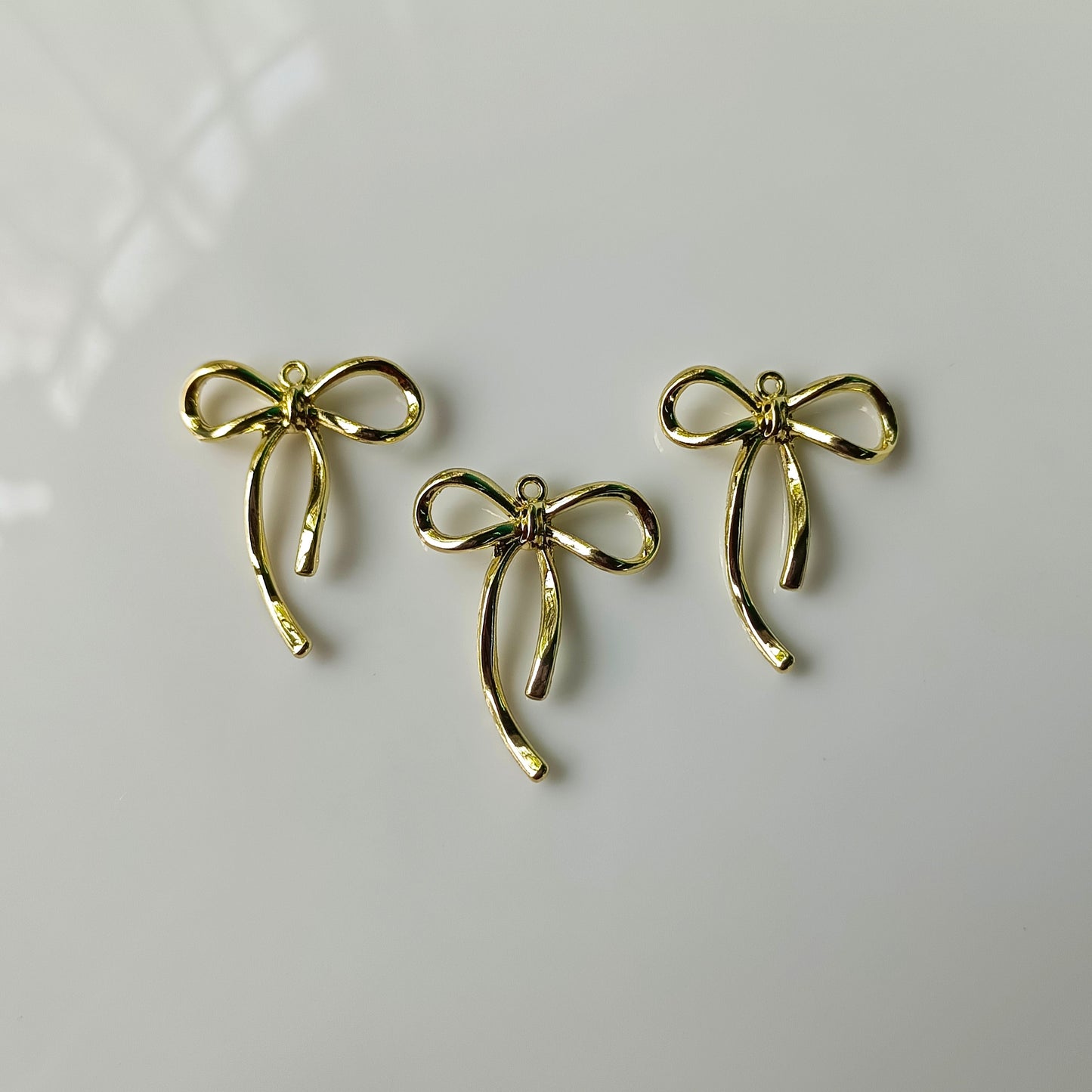 Anti Tarnish Bow Charm