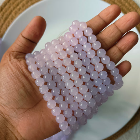 Glass Beads 8mm (95- 100 beads)
