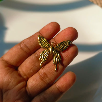 Stainless Steel Butterfly Pendent