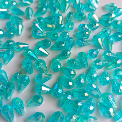 Teardrop Crystal beads (20 grams)
