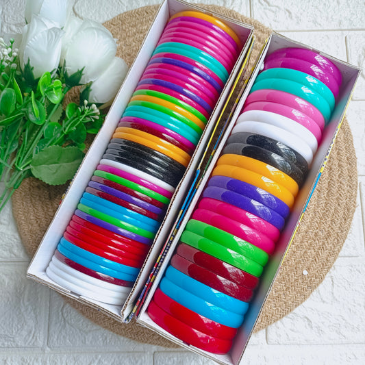 Plastic Bangles Round 2*6