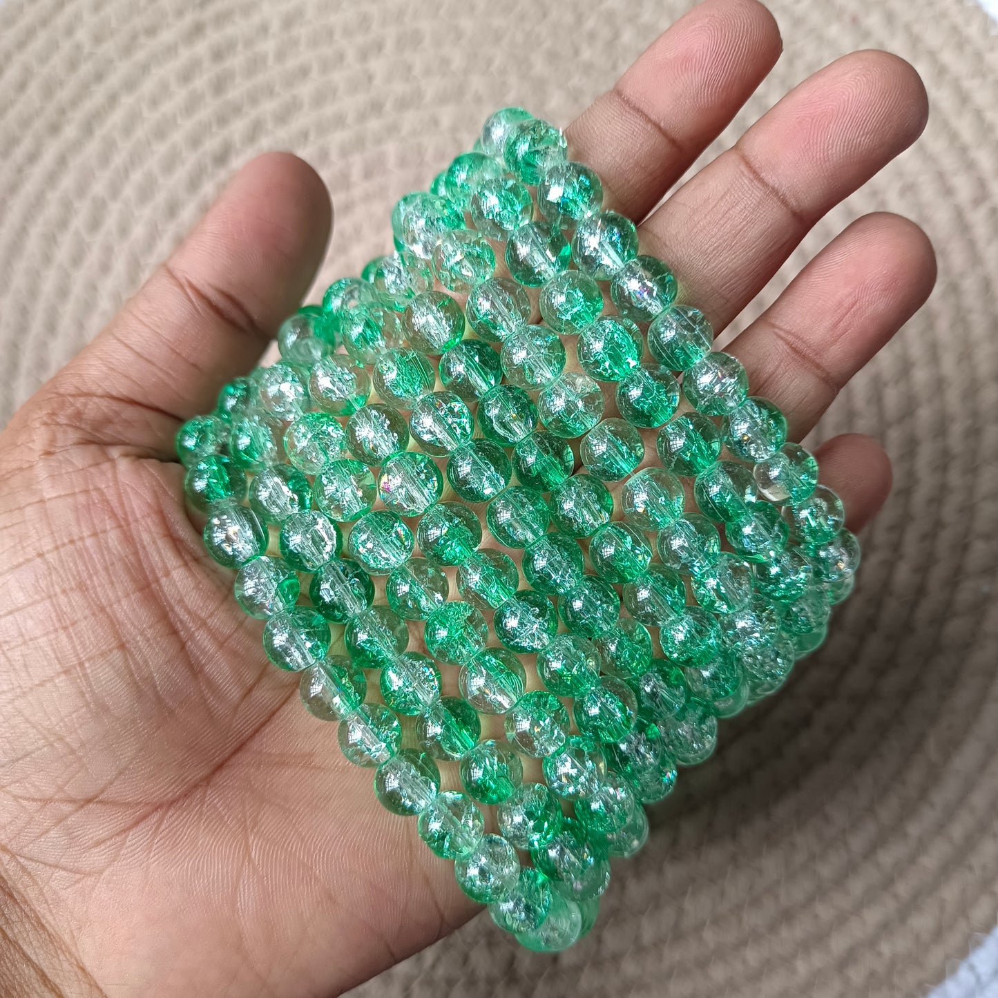 Crackle Beads 8mm(95+ Beads)