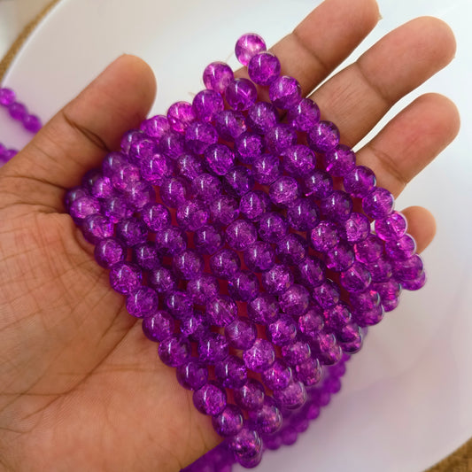 Crackle Beads8mm(95-100beads)