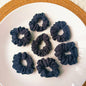 Mini Black Scrunchies