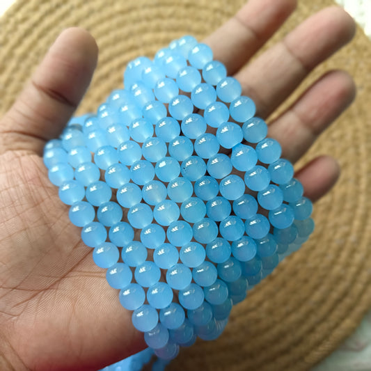 Glass Beads 8mm (95+ Beads)