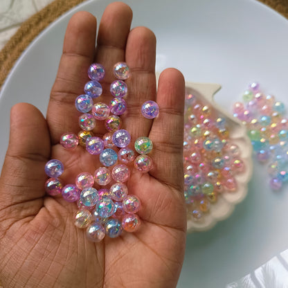 Shining Pastel Rainbow Beads ( 15 Grams )