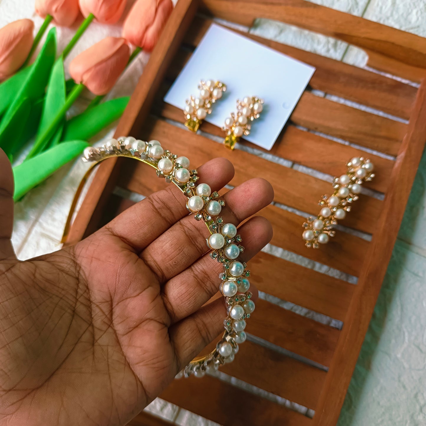 Pearl Hair Accessories Combo Kit