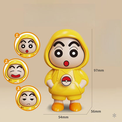 Face Changing Toy Keychain