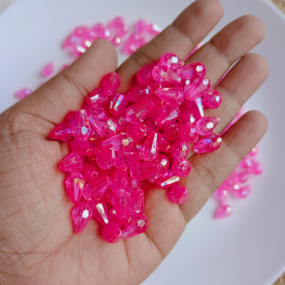 Teardrop Crystal beads (20 grams)