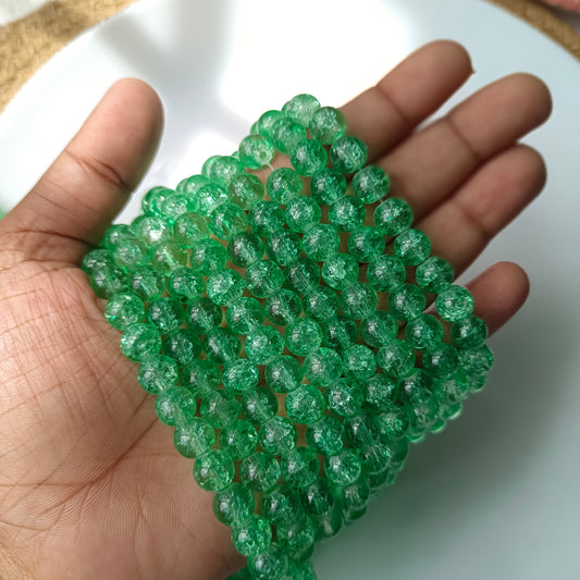 Crackle Beads 8mm 95- 100 beads