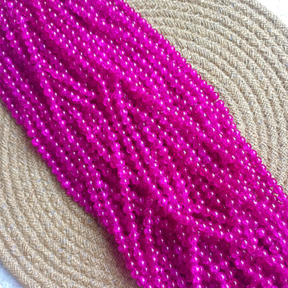 Crackle Beads Purple