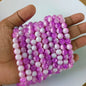 Milky Crackle Beads 8mm (95- 100 beads)