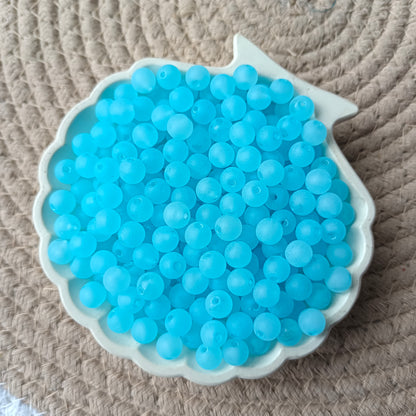 Frozen Matte Beads(20 Grams) 8mm