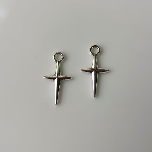 Dagger Cross Charms (3 Pieces)