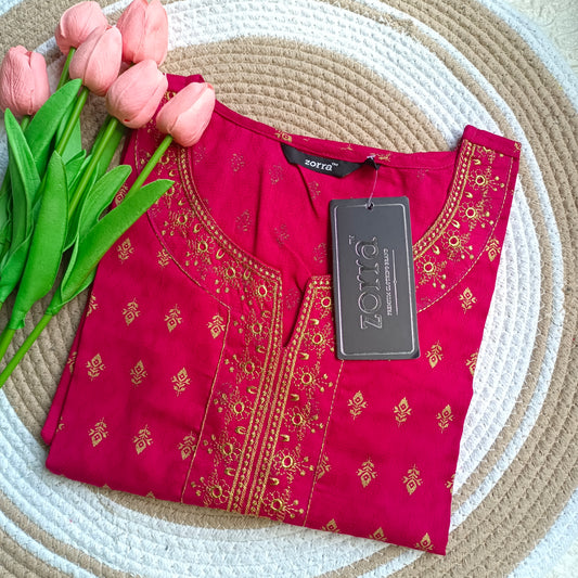 Zorra Branded Kurti(Side Open)