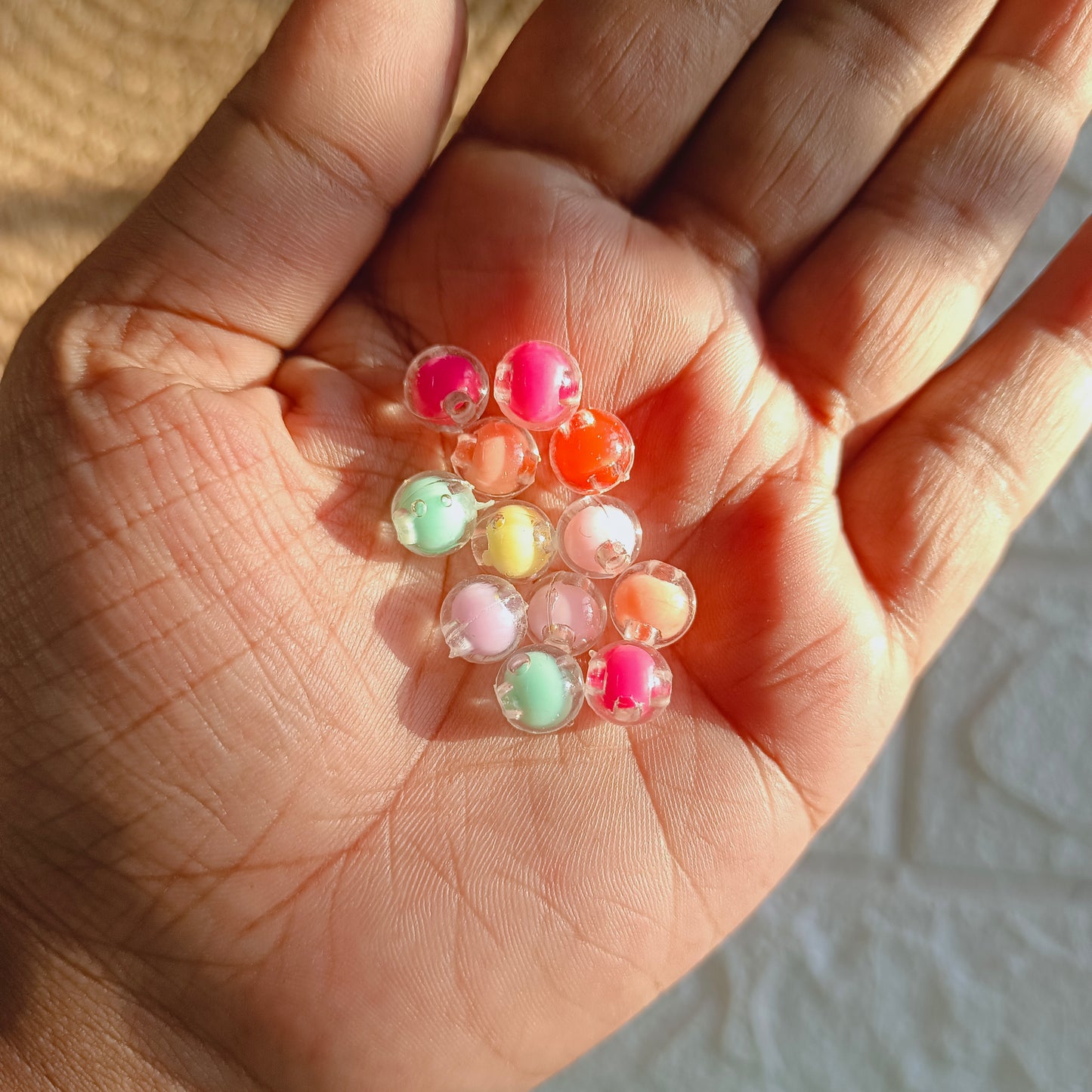 Multi colour beads