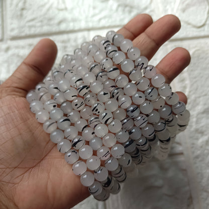 Marble beads 8mm(95-100 beads)