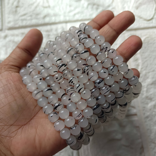 Marble beads 8mm(95-100 beads)