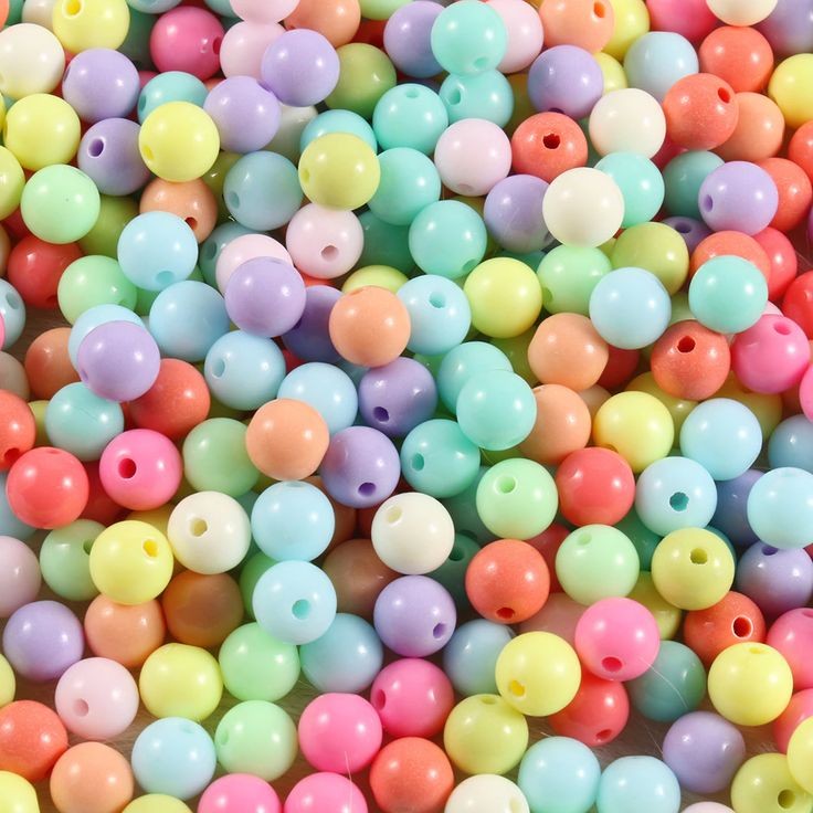 Multi Colour Beads 8mm (20 Grams)