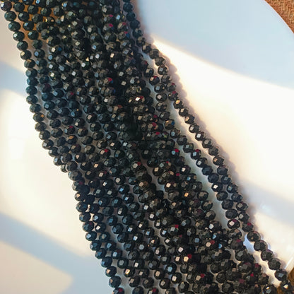 Crystal Beads Black