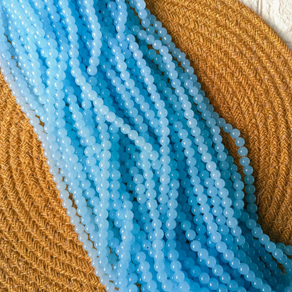 Glass Beads 8mm ( 95 - 100 beads)