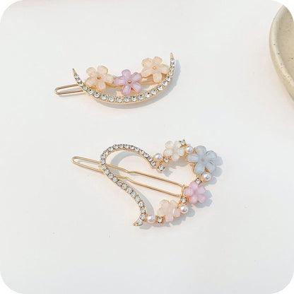 Sweetheart Floral Clips