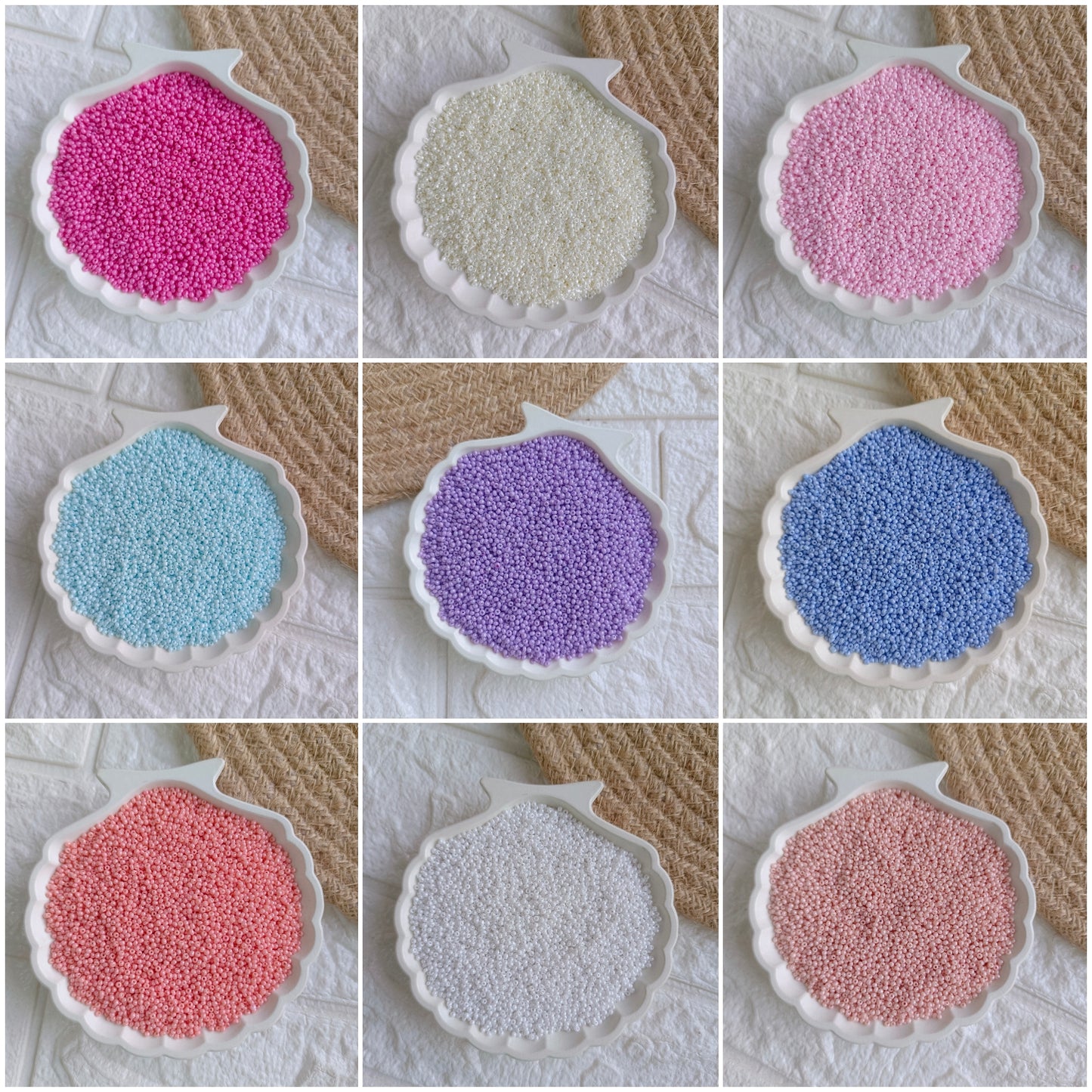 Seed beads(11/0 - 2 mm )- 20 Grams