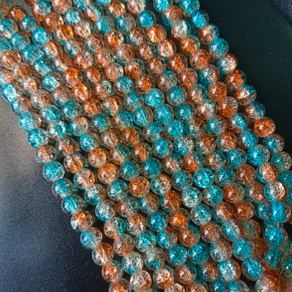 Crackle Beads 8mm 95 - 100 beads