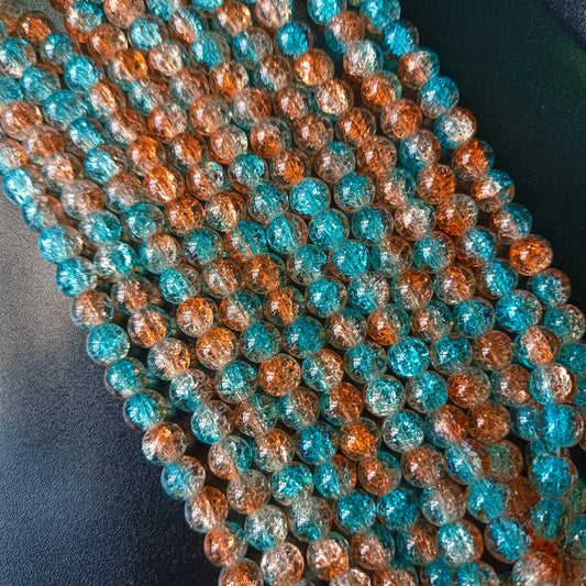 Crackle Beads 8mm 95 - 100 beads
