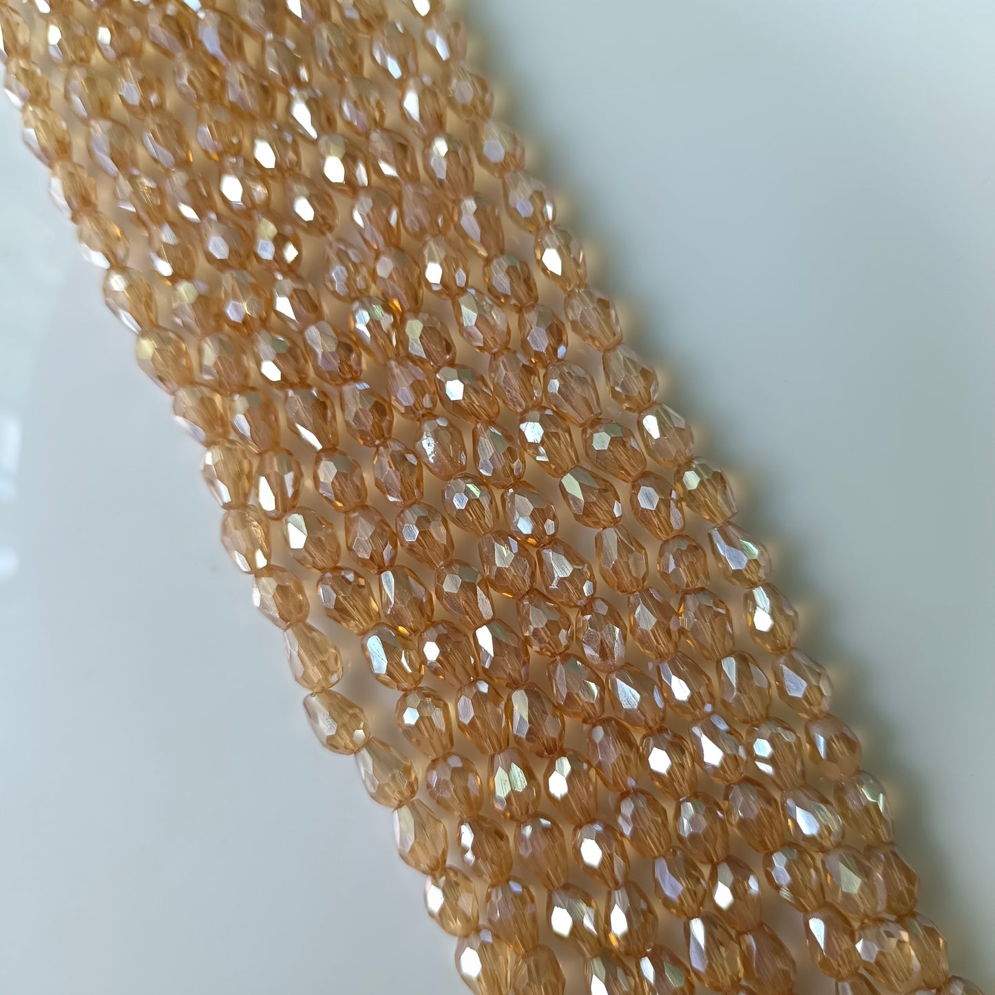 Golden Oval Crystal (1 string)