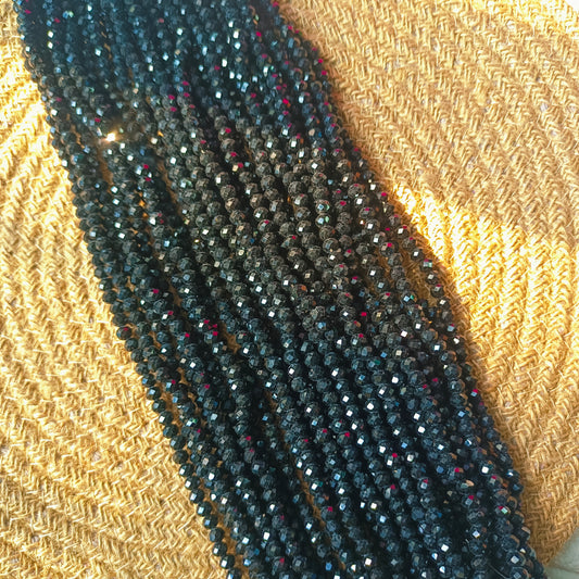 Crystal Beads Black