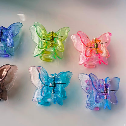 Glossy Dual Shade Butterfly Claws