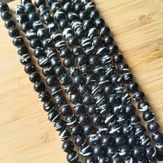 Marble beads 8mm(95+ beads)