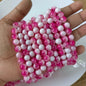 Milky Crackle Beads 8mm (95- 100 beads)