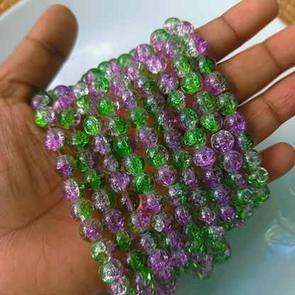 Crackle Beads 8mm (95- 100 beads)